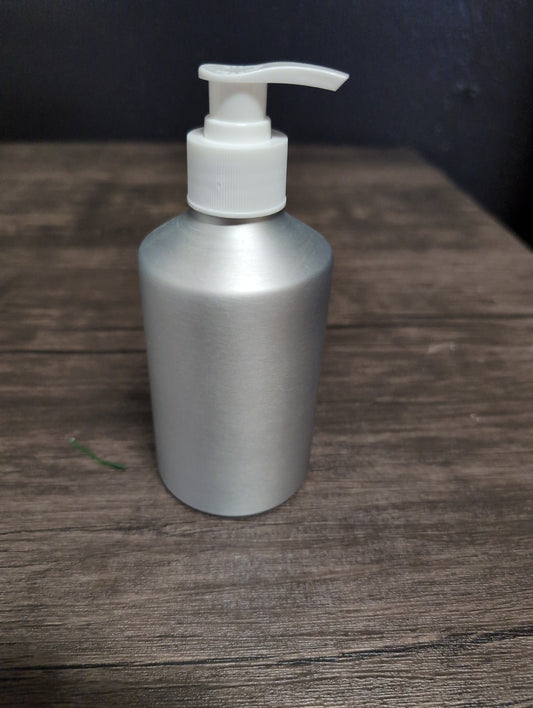 Aluminum bottle 12oz with pump