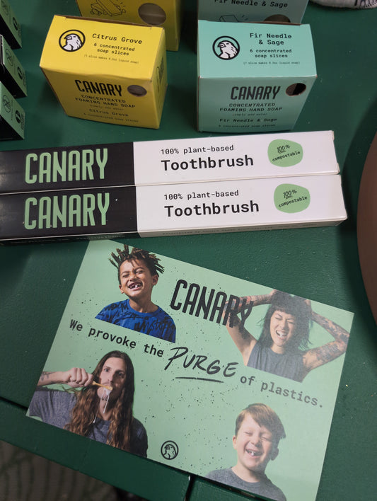 Canary toothbrush